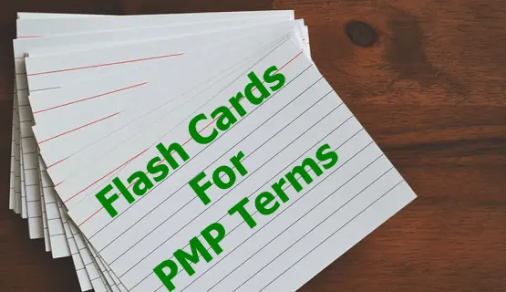 Flash Cards for PMP Terms